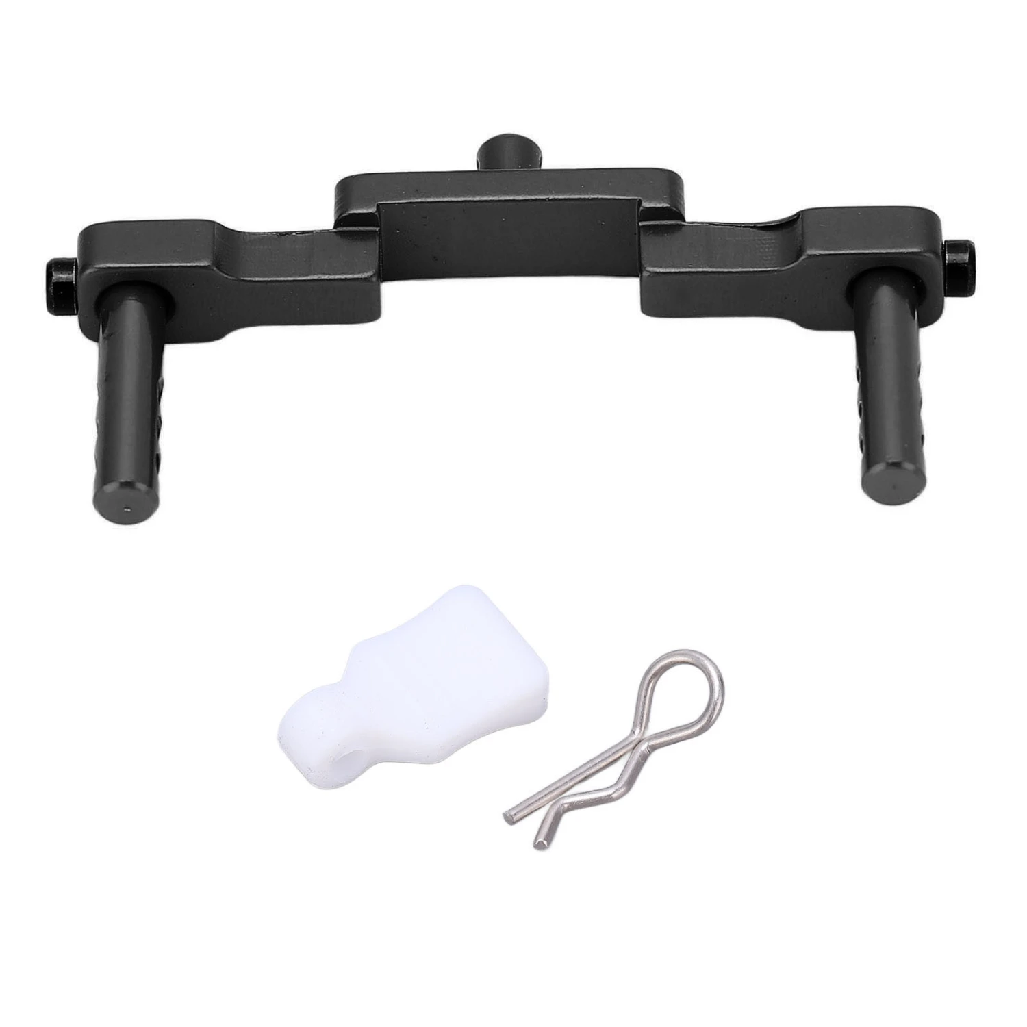 RC Front Shell Column Professional Aluminum Alloy CNC Machined RC Mount Shell Column for AXIAL SCX24 1/24 RC Cars Black