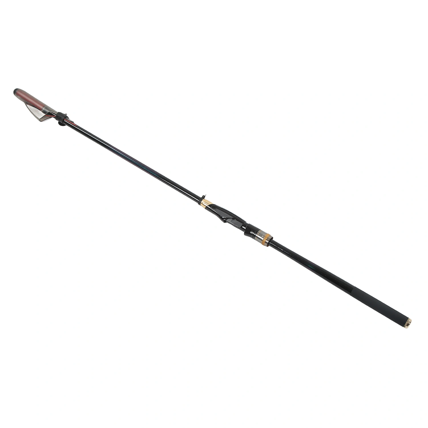 BuyWeek Carbon Rock Fishing Rod 28 Adjustable Soft Tail Long Sea Rod Long Range Pitcher Sea Dual Use Slippery Throwing Pole 3.6m