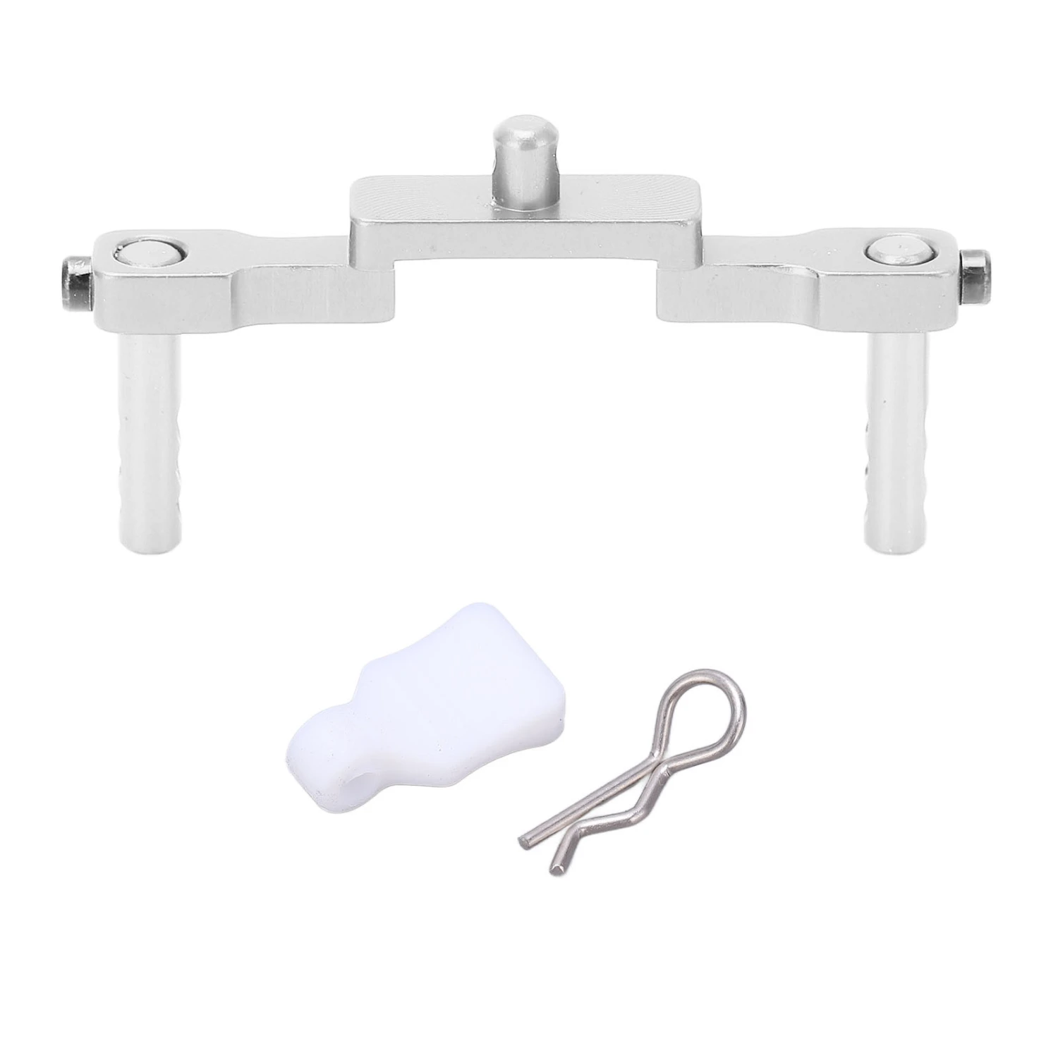 RC Front Shell Column Professional Aluminum Alloy CNC Machined RC Mount Shell Column for AXIAL SCX24 1/24 RC Cars Silver