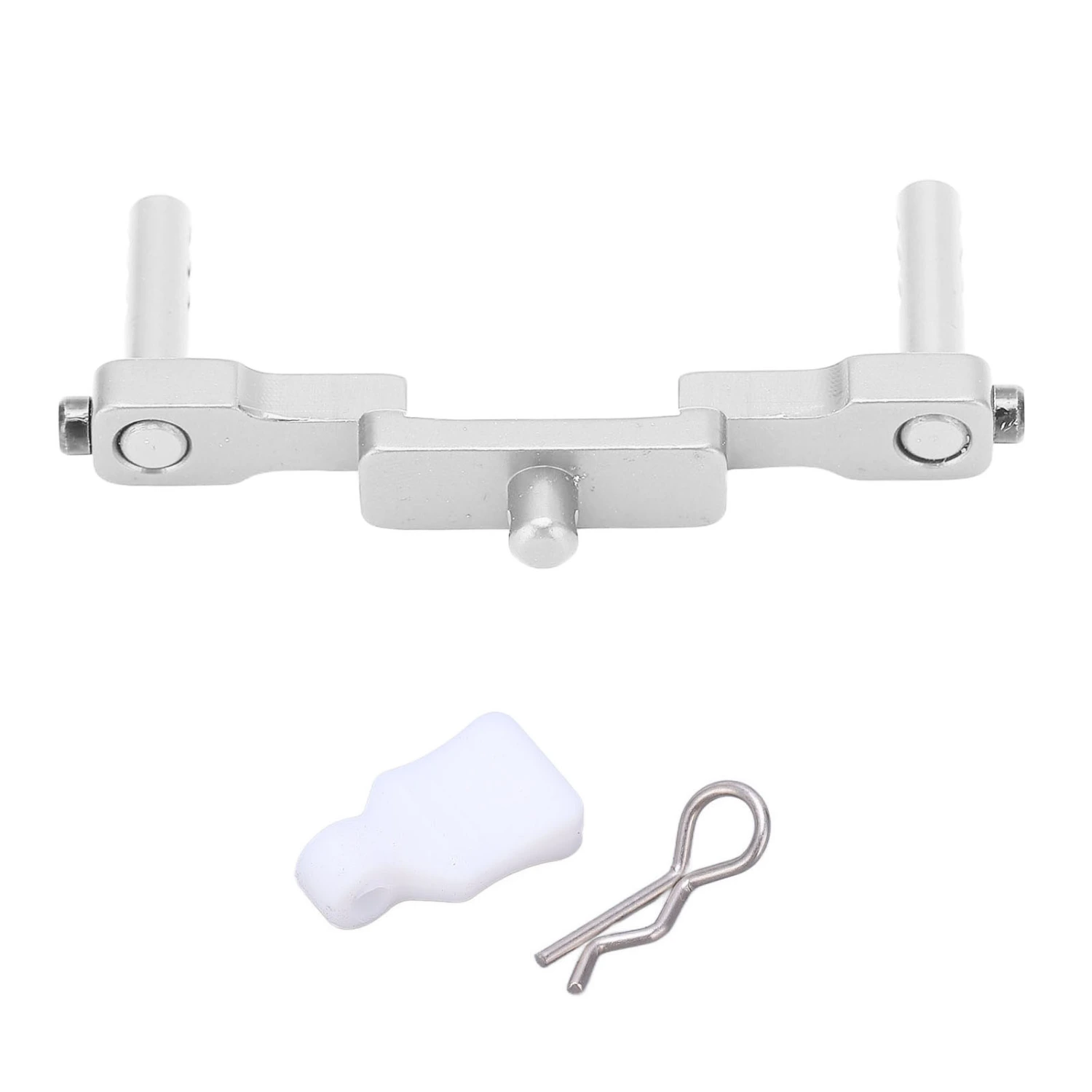 RC Front Shell Column Professional Aluminum Alloy CNC Machined RC Mount Shell Column for AXIAL SCX24 1/24 RC Cars Silver