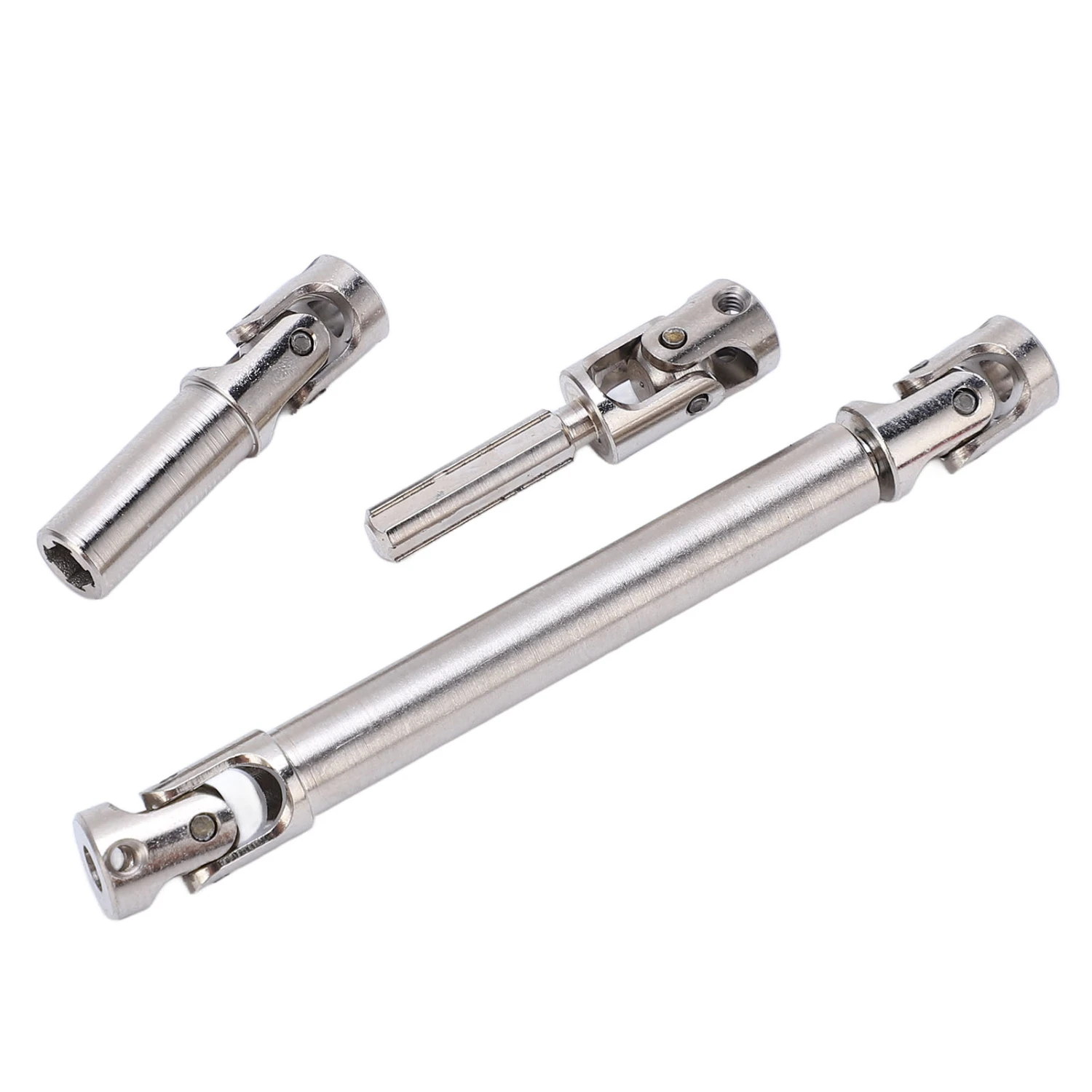 2pcs RC Center Drive Shaft Set CNC Steel for AXIAL SCX24 JT Gladiator 1/24 Crawler Car