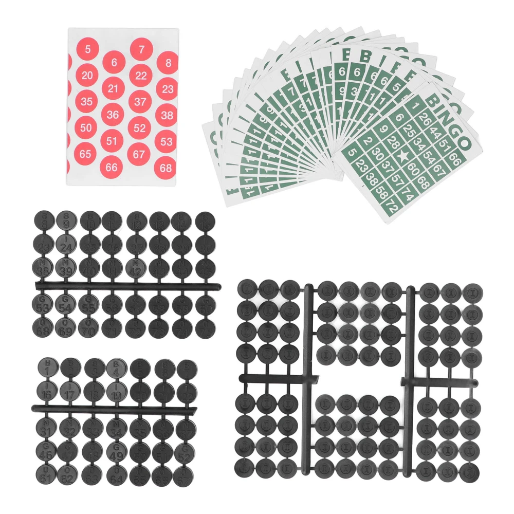 BuyWeek Plastic Number Board Game Classic Number Cards and Chess Set Desktop Number Chess Toy for Birthday Parties