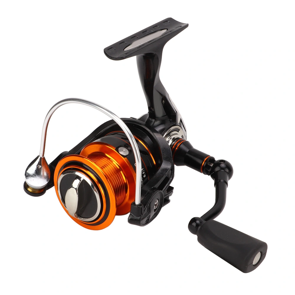 Fishing Reel Aluminium Alloy Effort Saving Foldable Spinning Fishing Reel with Pressure Relief Button for Fishing SR3000F