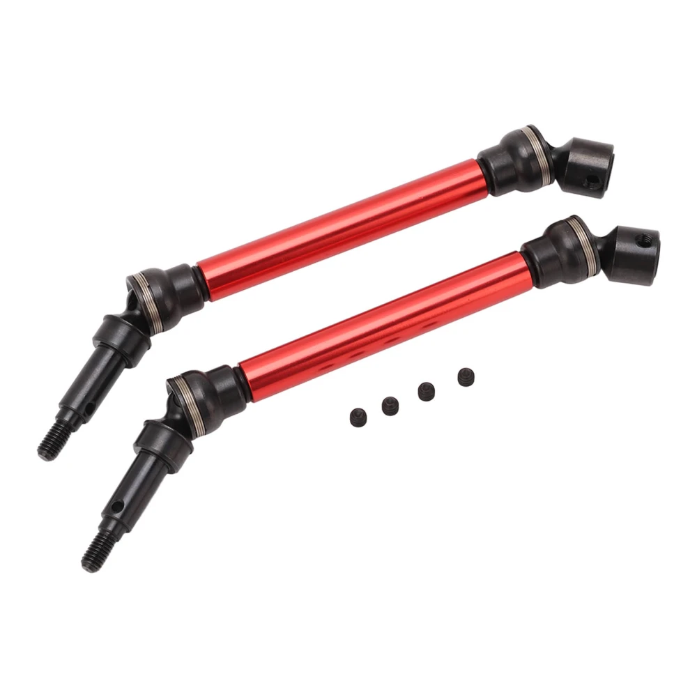 Front Rear Drive Shaft Driveshaft CVD for Arrma 1/8 Kraton 4S RC Car Upgrade Parts Red