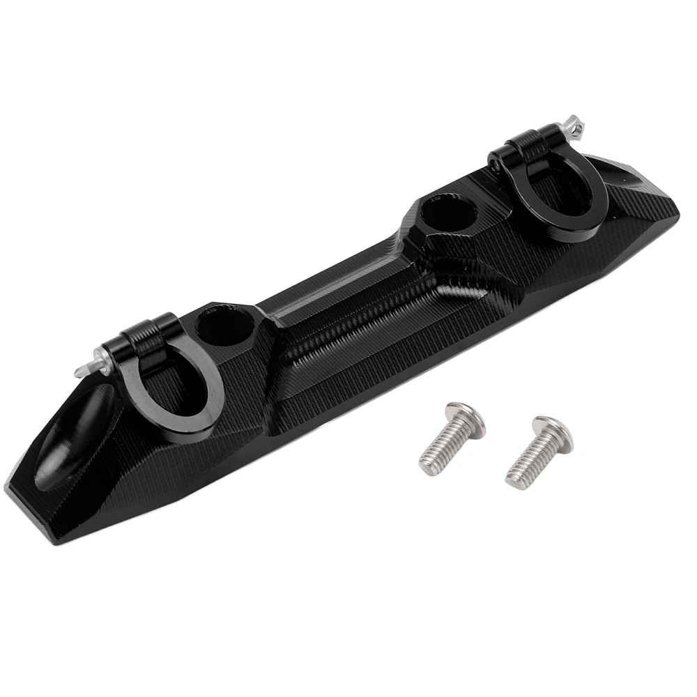 1/10 Aluminum Front Bumper for 1/10 for TRAXXAS for E REVO 2.0 Corrosion Resistance Aluminum Front Bumper with U Hook