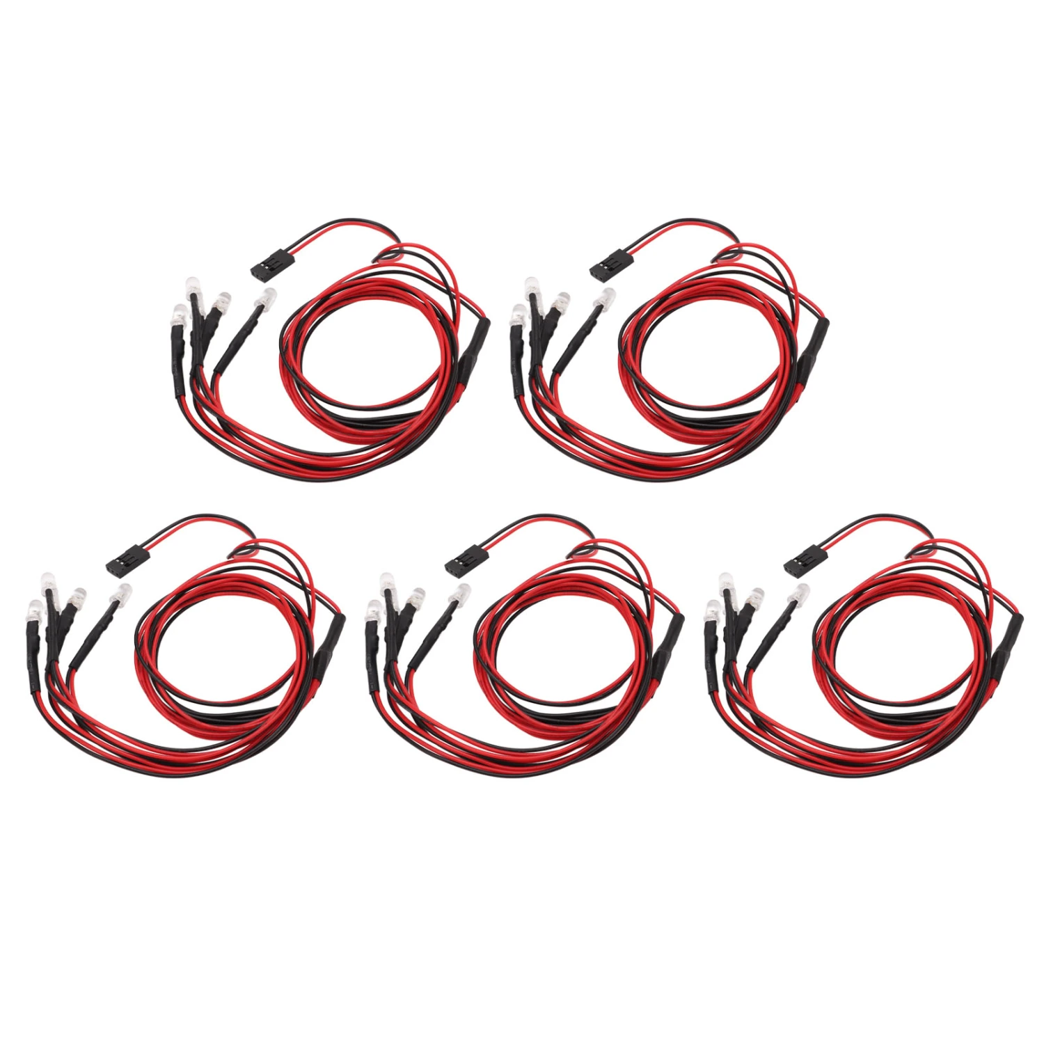 5mm White RC Car Led Lights Kit Super Bright Remote Control Vehicle Accessories for Traxxas