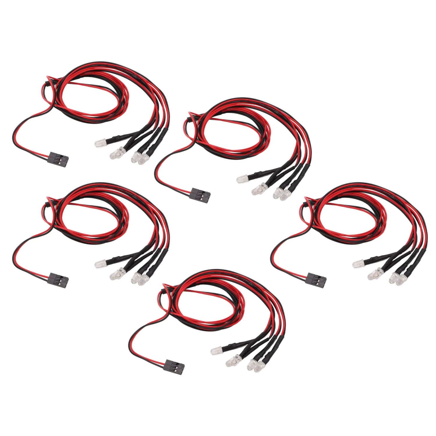 5mm White RC Car Led Lights Kit Super Bright Remote Control Vehicle Accessories for Traxxas