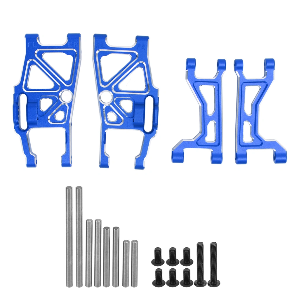 Aluminum Alloy Front Rear Upper Lower Suspension Arms for Traxxas 1/10 MAXX 2.0 RC Car Dark Blue