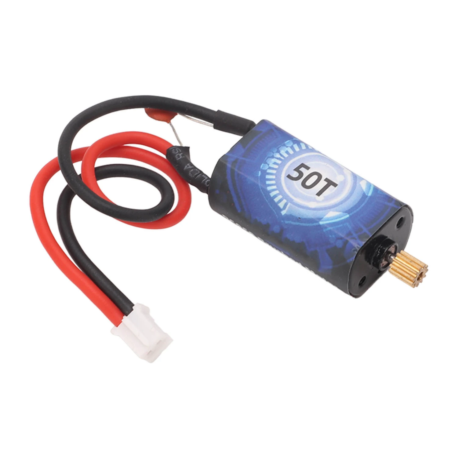 RC Brushed Motor Professional Replacement 50T Aluminum Alloy Brushed Motor for Axial SCX24 1/24 RC Car
