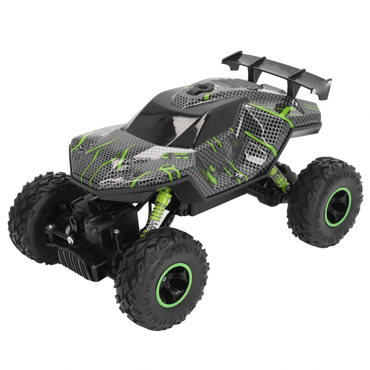 2.4Ghz RC Climbing Car Remote Control Model 10‑15KM/H Green Birthday Christmas Gifts for Over 6 Years Old