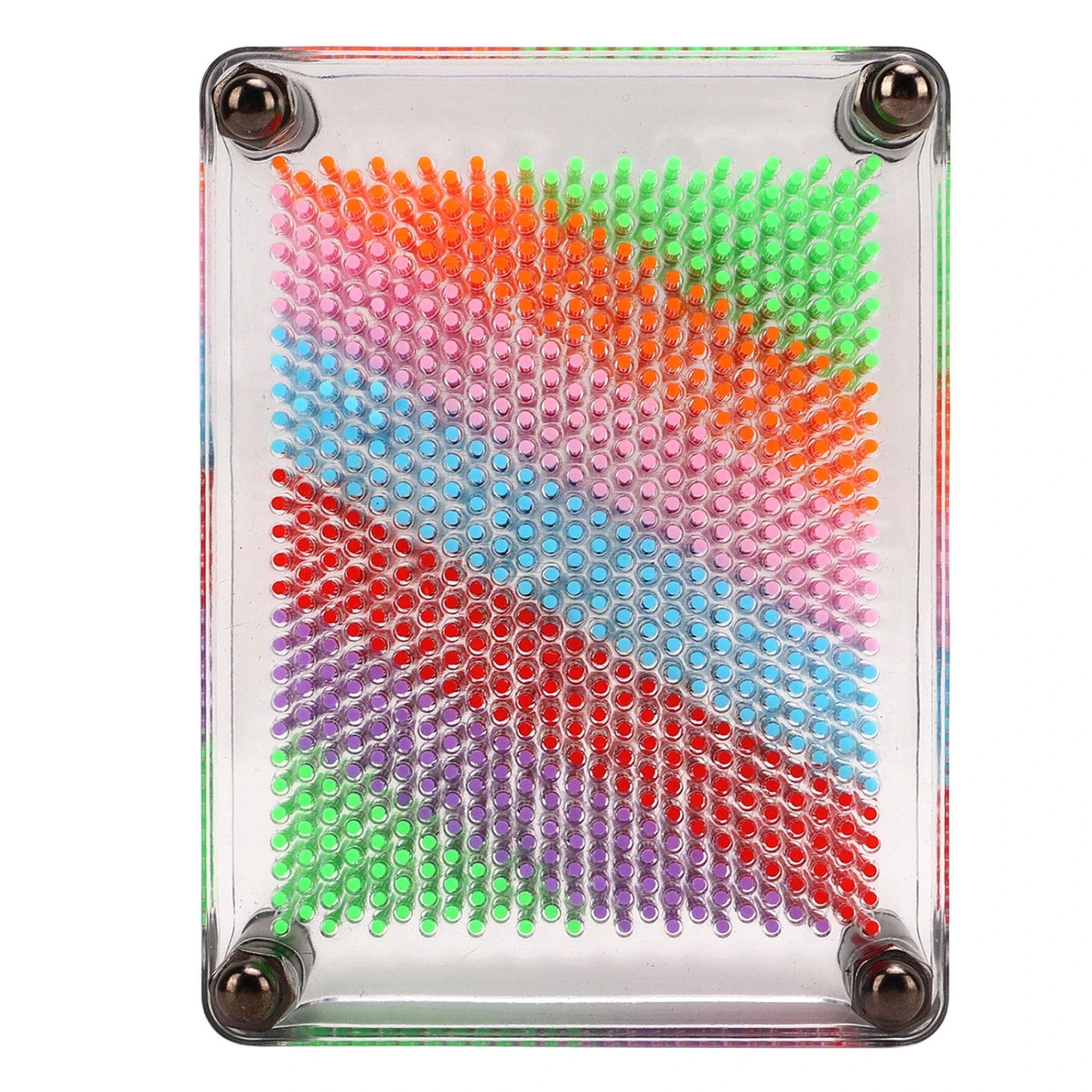 3D Pin Sculpture Handprint Facial Model Transparent Acrylic Clone Funny Prank Toy for Children S