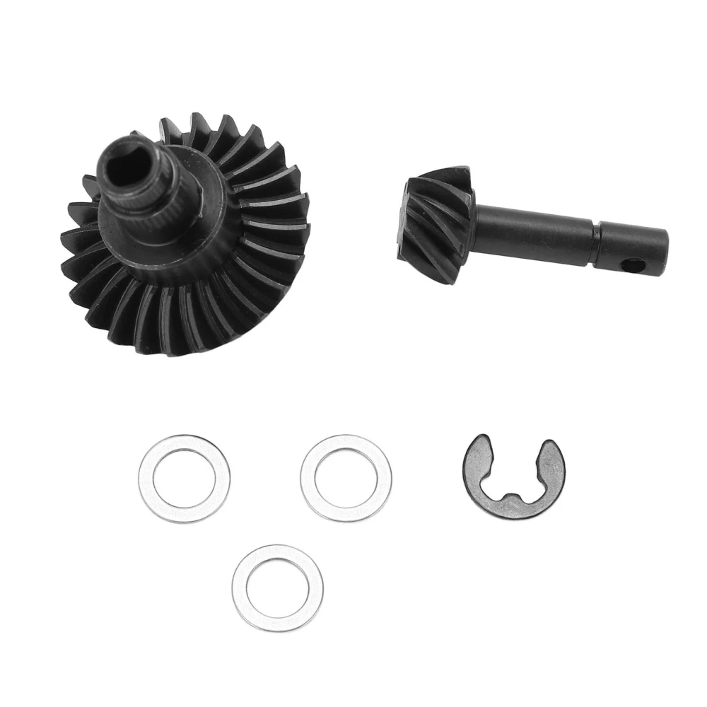 RC Car Bevel Gear Set Metal Wear Resistant Stable High Strength Easy Installation RC Helical Bevel Gear for 1/10 RC Cars