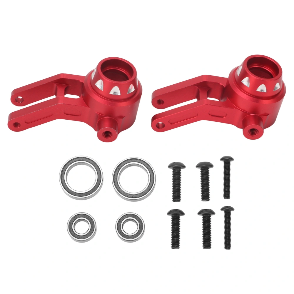 Aluminum Alloy Steering Cup Bearing Set for Arrma Infraction Vendetta 1/8 Remote Control Car Red