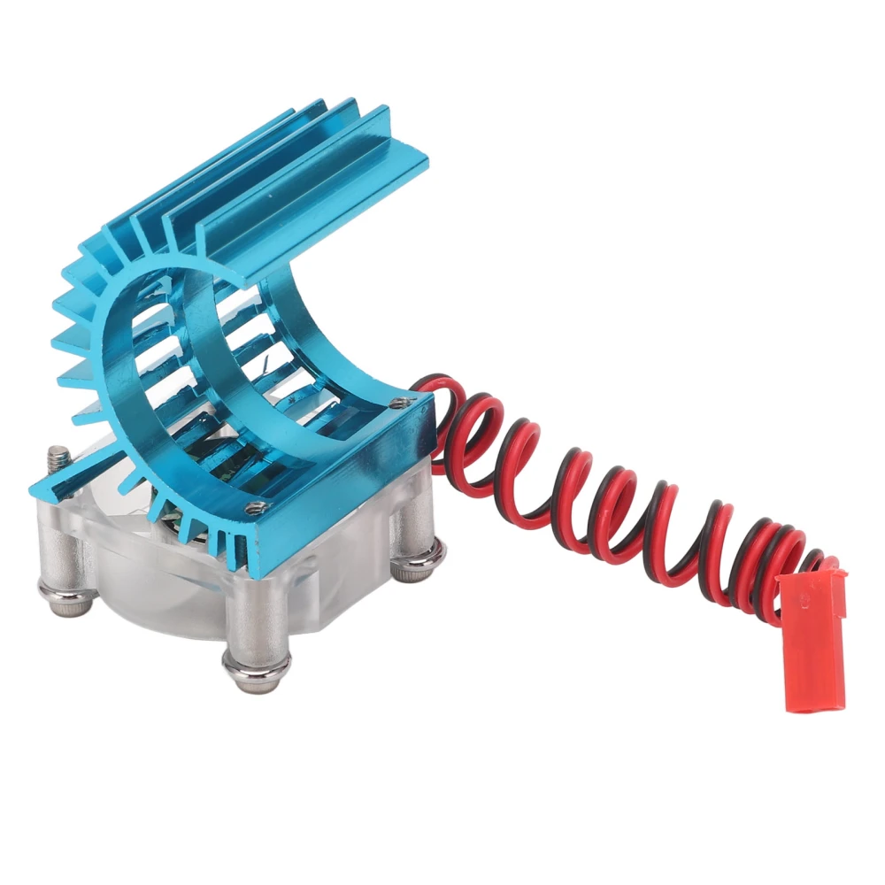 Motor Heatsink with Cooling Fans Blue Housing High Rotation Speed Colorful Lights for Brushless Motor 2838