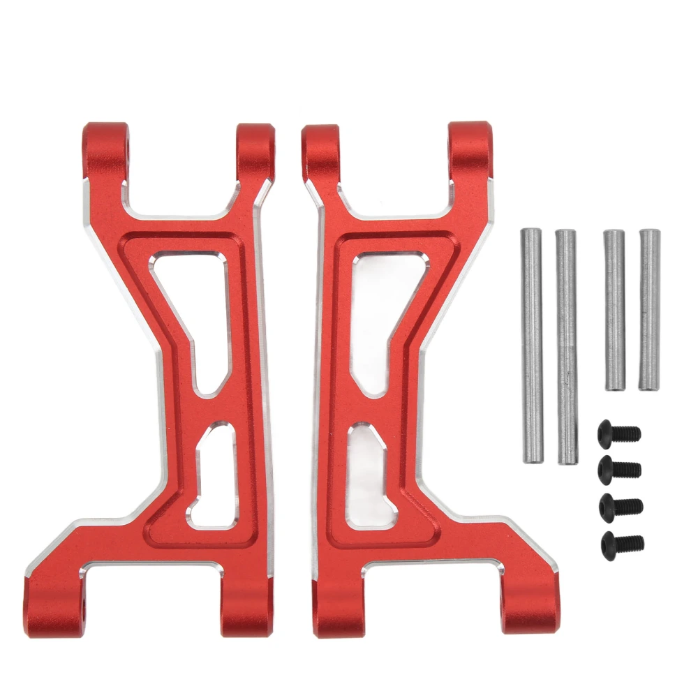 RC Front Rear Upper Swing Arms Aluminum Alloy RC Swing Arm for Traxxas MAXX 2.0 1/10 RC Car Red