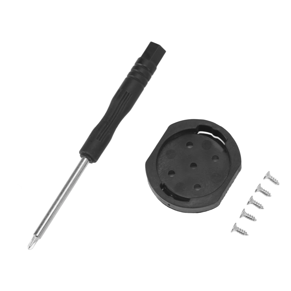 Bike Computer Repair Tool Set 5 Screws Computer Bracket Fixed Base Replacement Fit for Garmin