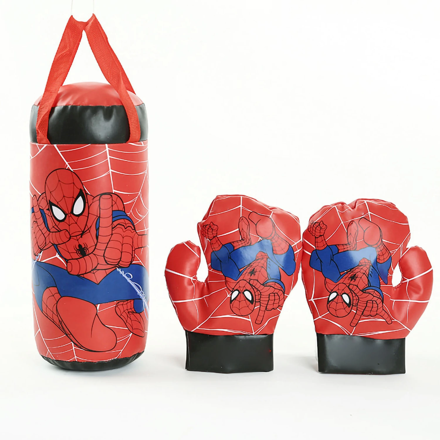 Kids Boxing Gloves Spider Man Impact Resistant Decompression Children Fists Gloves for Kids