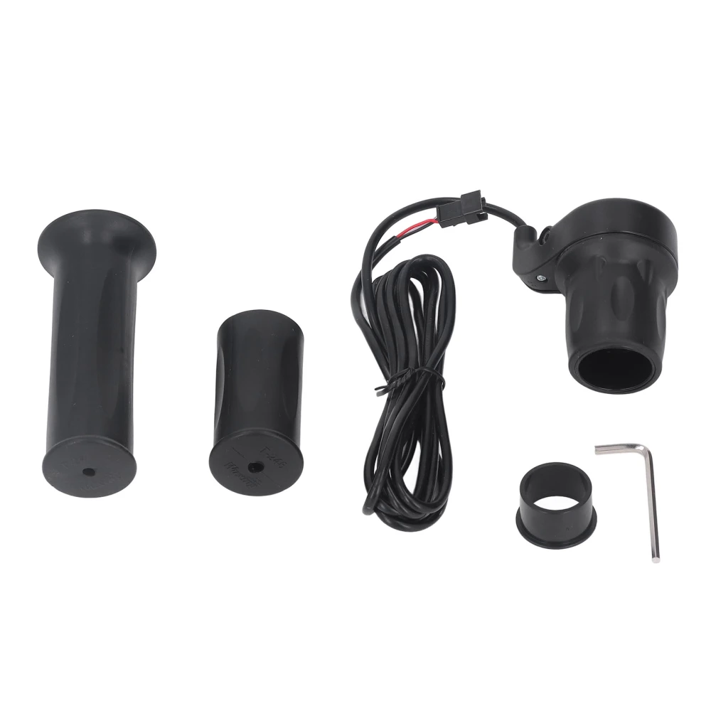 20X Electric Bike Twist Throttle Stable Sensitive Electric Bicycle Accelerator Handle for Electric Bikes 24V‑72V SM Plug