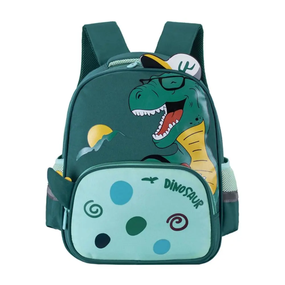 Kids Backpack Multipurpose Cartoon Animal Backpack Lightweight Preschool Backpack for 3‑8 Years Old Boys Girls Green