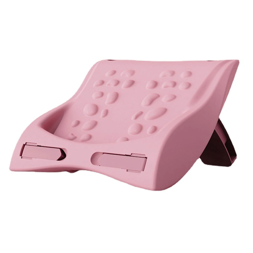 Stretch Board PE ABS TBR Folding Muscle Tension Massage Relaxation Standing Plate Fitness Pedal for Foot Pink