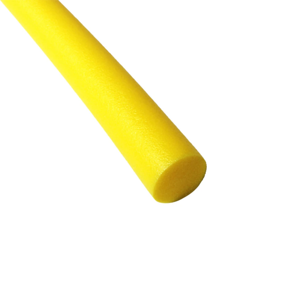 Swimming Floating Foam Stick EPE 7cm Environmental Friendly Round Stick Swimming Pool Accessories for Children Adults Yellow