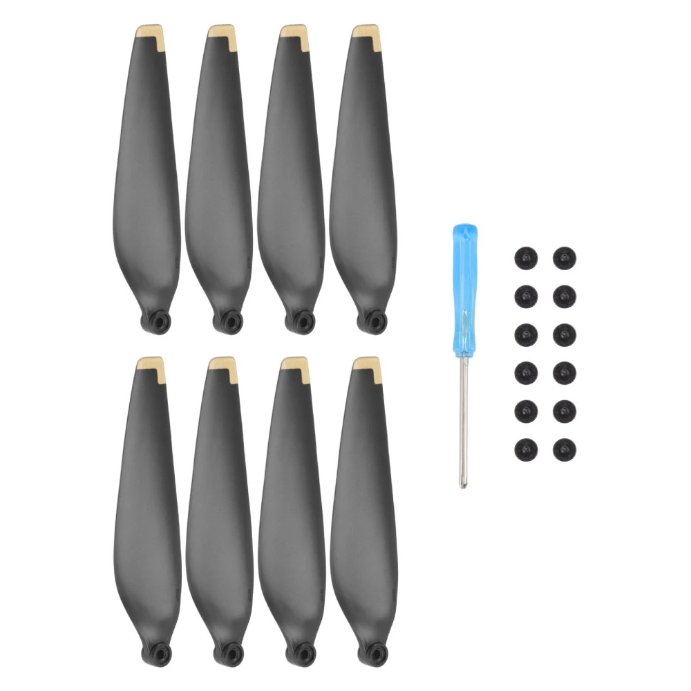 BuyWeek 2 Pairs Drone Propeller 6030 Props Blade Replacement Low Noise Spare Propeller Blades for Mini 3 PRO Gold Edge