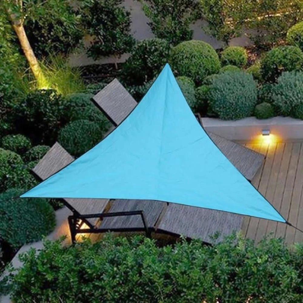 Waterproof Sunproof Triangle Awning Shade Sail Outdoor Sun Shade Sail Garden Patio Pool Camping Picnic Tent