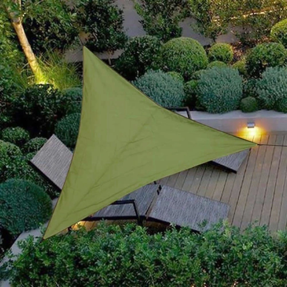 Waterproof Sunproof Triangle Awning Shade Sail Outdoor Sun Shade Sail Garden Patio Pool Camping Picnic Tent