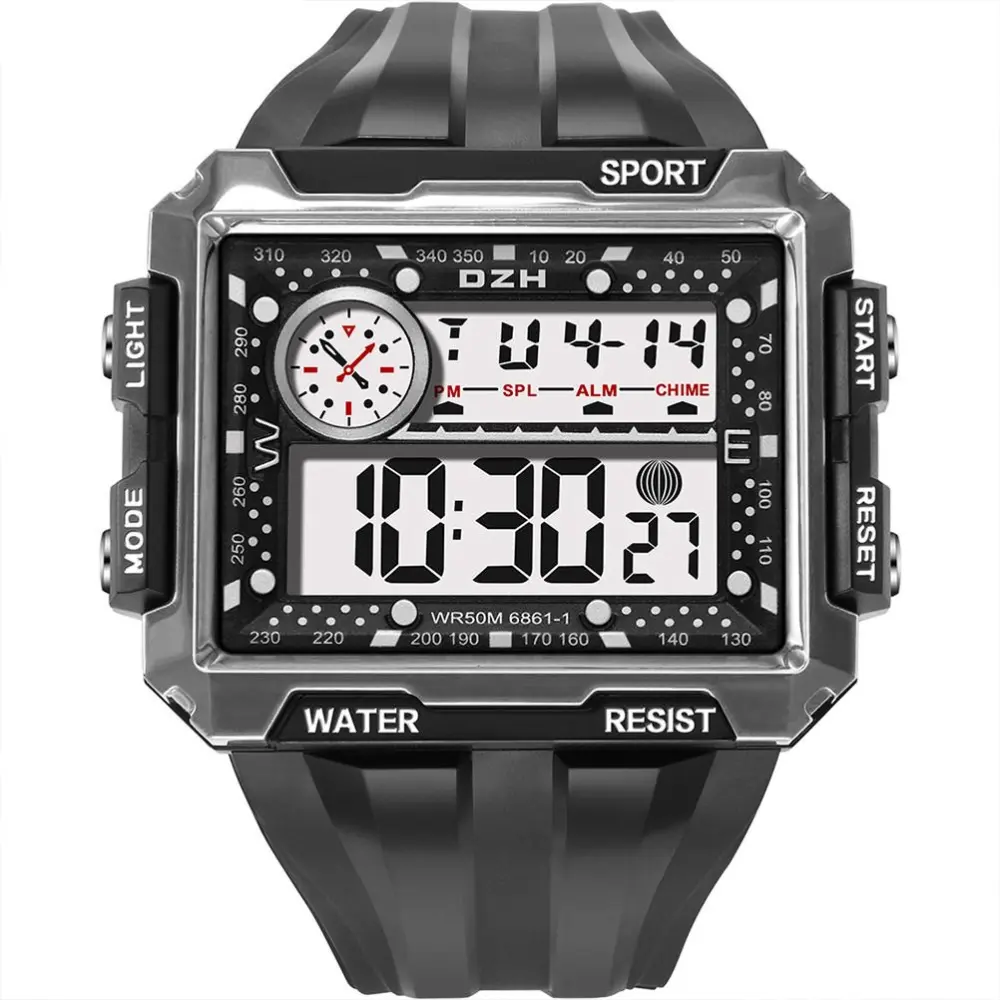 Outdoor Sport Watch Men Luminous Waterproof Watch Screen Electronic Digital Wrist Watch