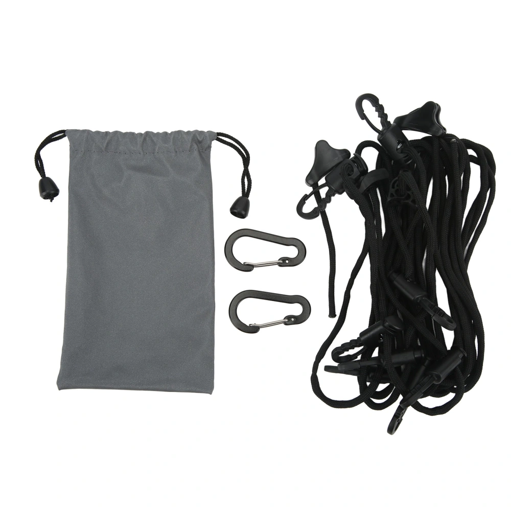 Camping Hanging Rope 5M Length Outdoor Tent Lanyard Hanger Multifunctional Camping Storage Strap with Hooks