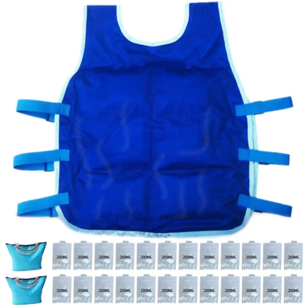 Ice Cooling Vest with Cooling Packs for Men Women Cool Shirt for Summer Hot Weather Outdoor Sports Working