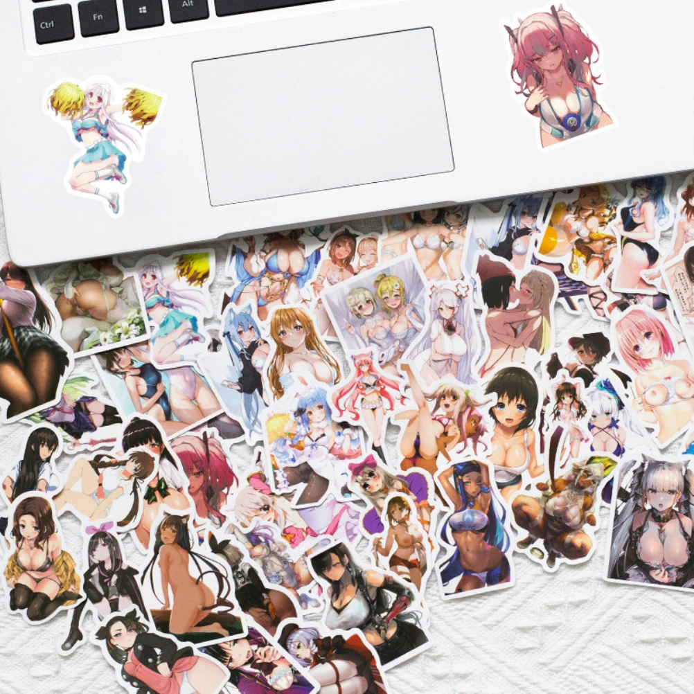 50Pcs Anime Girl Stickers Waterproof Stickers for Laptop Phone Water Bottle Computer Luggage Helmet Skateboard Car BP-0000263