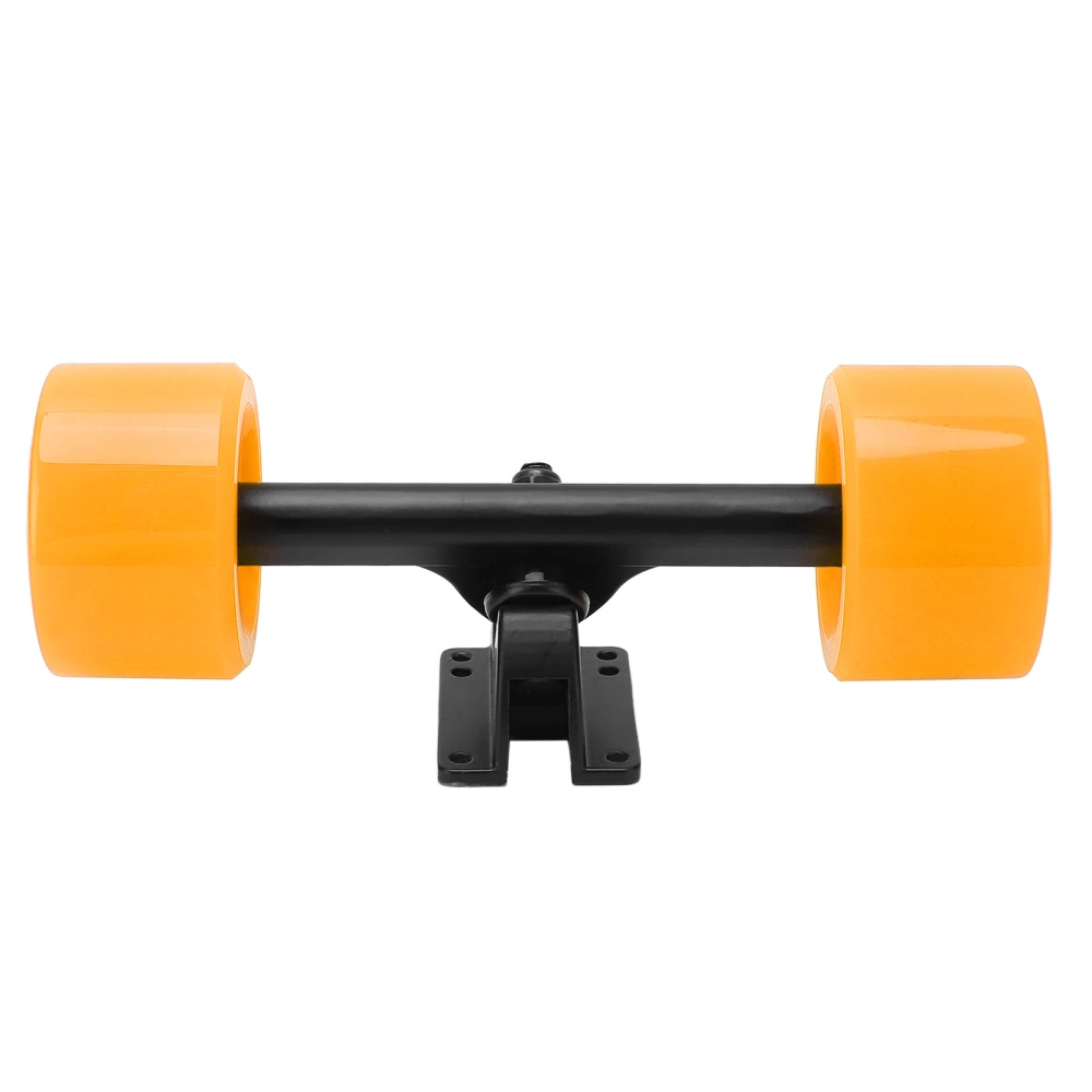 Skateboard Truck and Wheels 82A Hardness High Acuracy Stable Skateboard Accessories for Electric Skateboards Orange