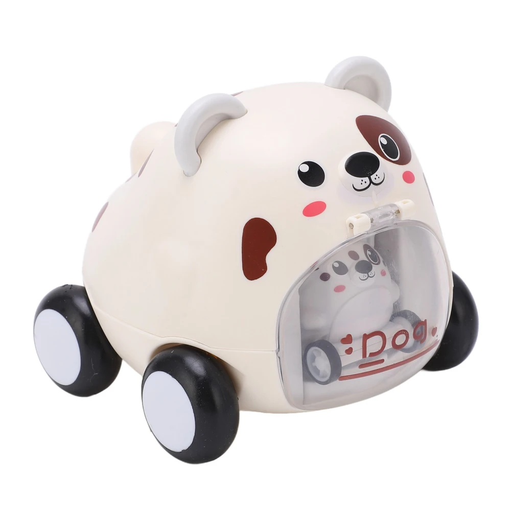 BuyWeek Cute Pets Inertia Car Lightweight Impact Resistance Funny Animals Pull Back Cars for Kids Little Dog