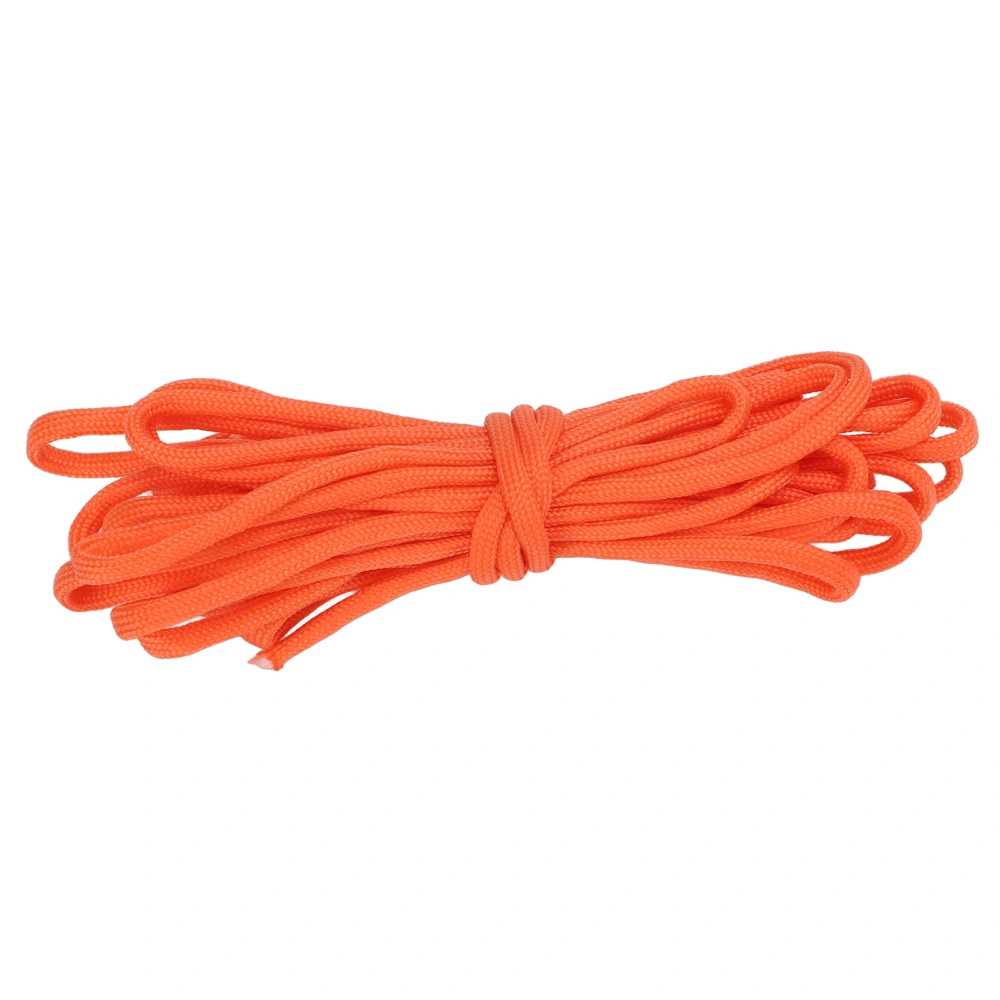 5 Meters 9 Cores Safety Rope Polyester Parachute Cord Camping Rope for Outdoor Survival Hiking Orange