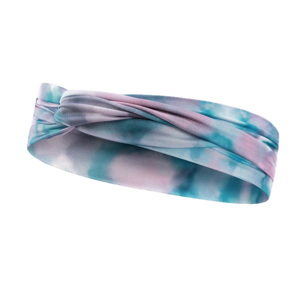 Headbands for Women Tie Dye Boho Elastic Non Slip Quick Drying Sweat Headbands Yoga Running Sports Breathable Headbands for Girls