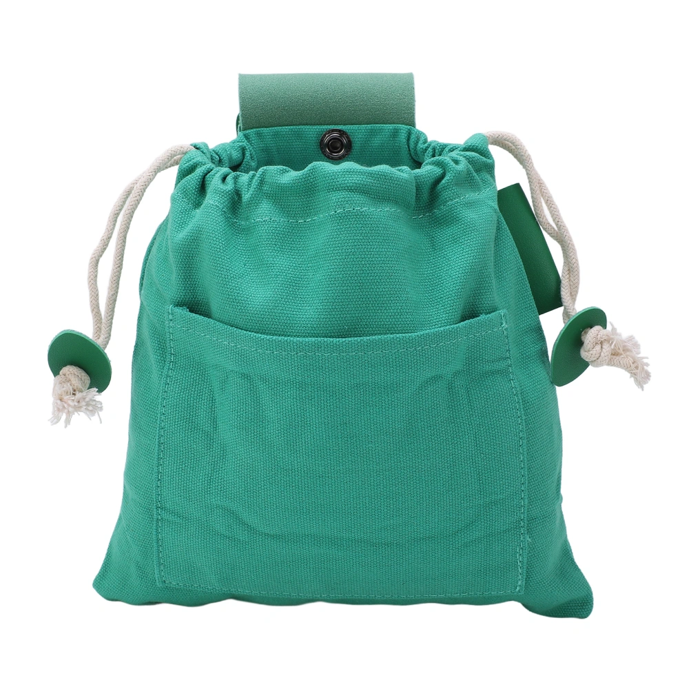 Foraging Bag Foldable Outdoor Camping Storage Canvas Foraging Bag Waist Hanging Fruit Picking Tool Bag