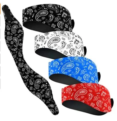 4Pcs Adults Swimming Headband Neoprene Swimming Ear Band Ear Protection Ear Guard Yoga Sports Sweatband