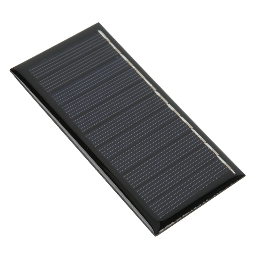 2Pcs Epoxy Solar Panel High Conversion Rate Polysilicon 0.5W 5.5V DIY Solar Epoxy Plate for Street Lighting Appliances