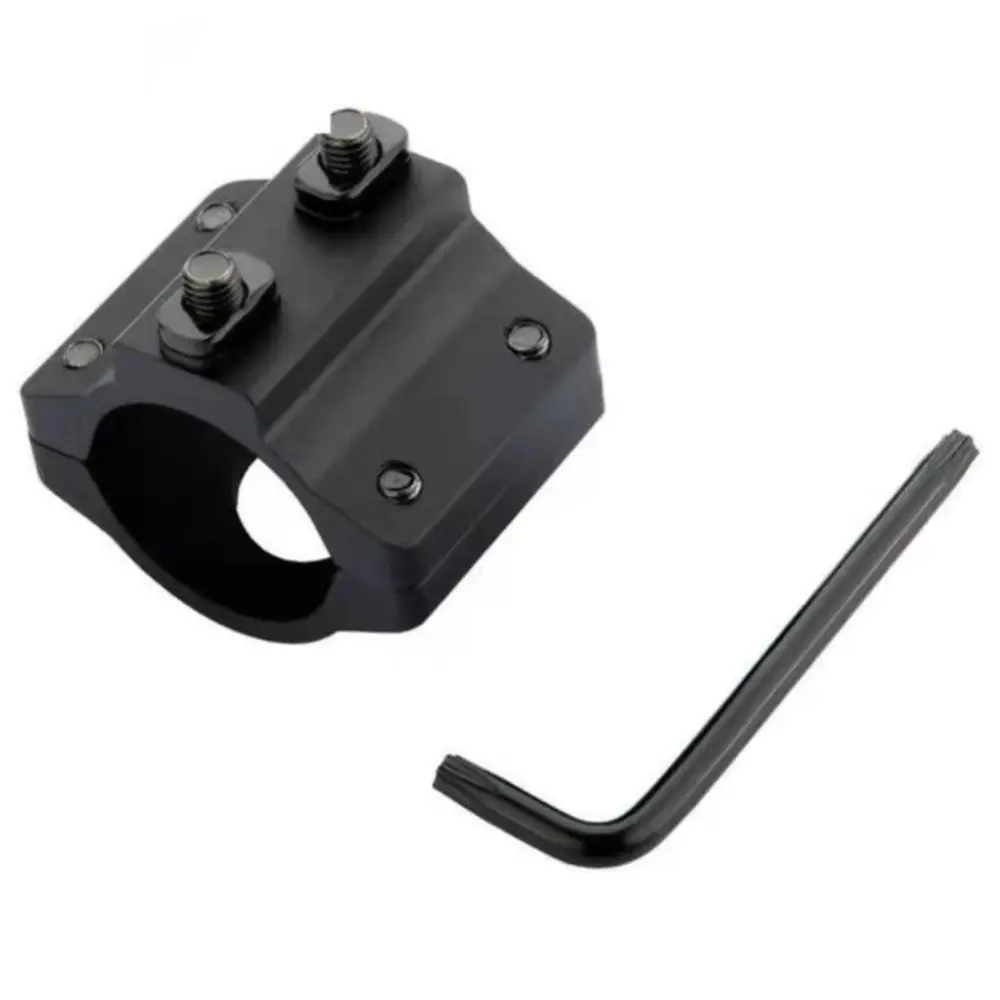 25.4mm Mlok Offset Flashlight Ring Mount for Mlok Rail System Aluminum Alloy Flashlight Mounting Bracket