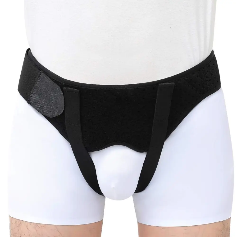 Hernia Belts Groin Hernia Support for Men Woman Double Sports Hernia Adjustable Waist Strap with Removable Compression Pads