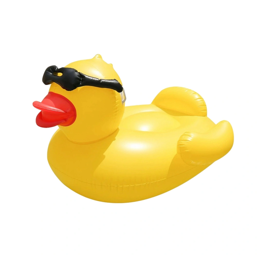 79in Inflatable Pool Float Huge Duck Pool Tubes Fun Beach Floaties Summer Pool Raft Lounger Swimming Pool Party Decorations for Kids Adults