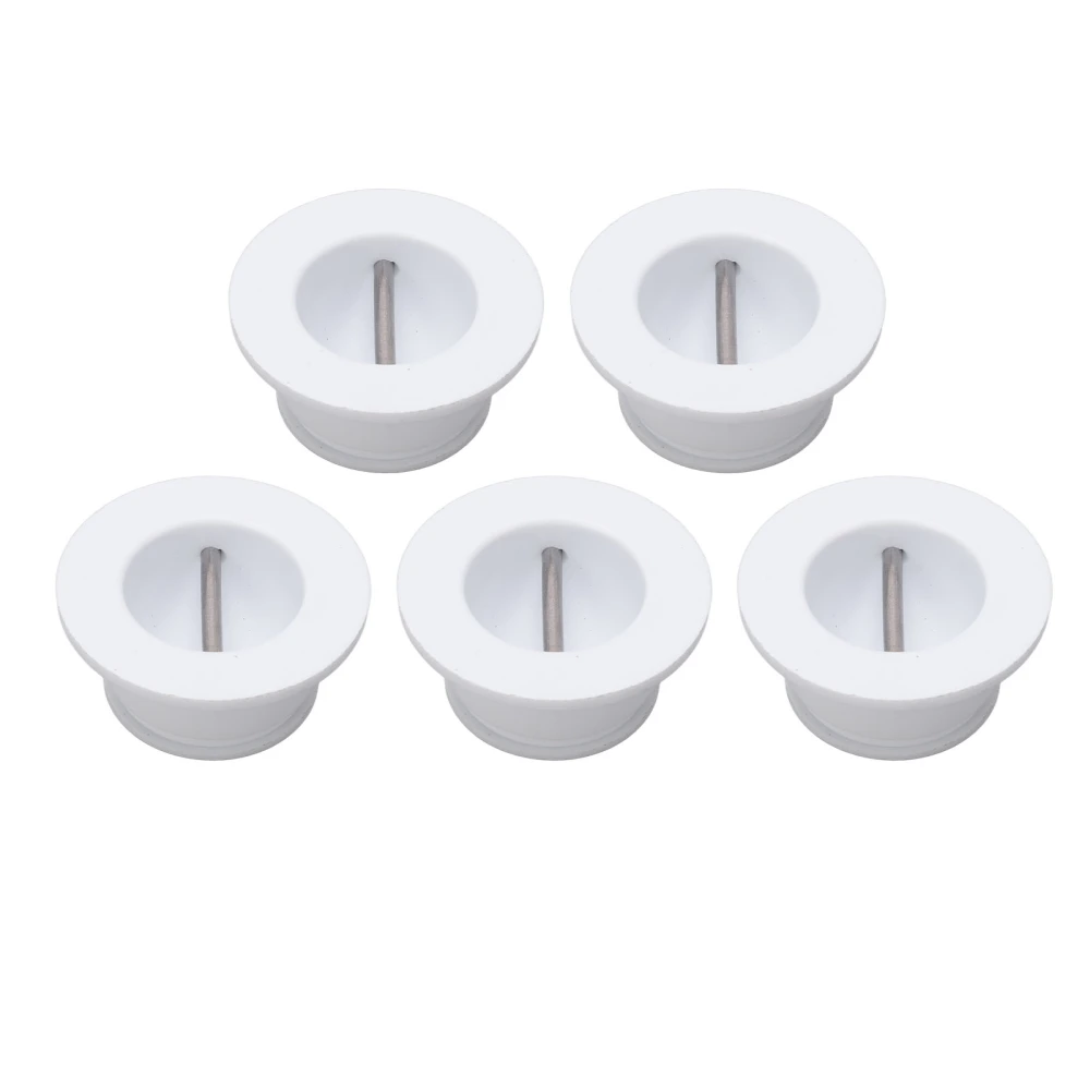 BuyWeek 5pcs Surf Leash Plug Replacement Round Surfboard Longboard Cup Plug for Repairing