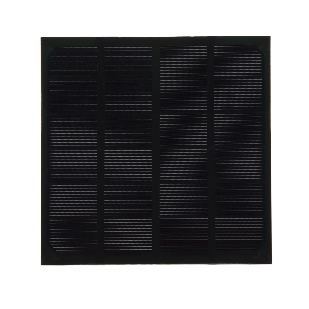 BuyWeek 2W 6V Solar Panels High Battery Efficiency Energy Saving Solar Panel Charger Portable Solar Panel 115x115mm for Cellphone