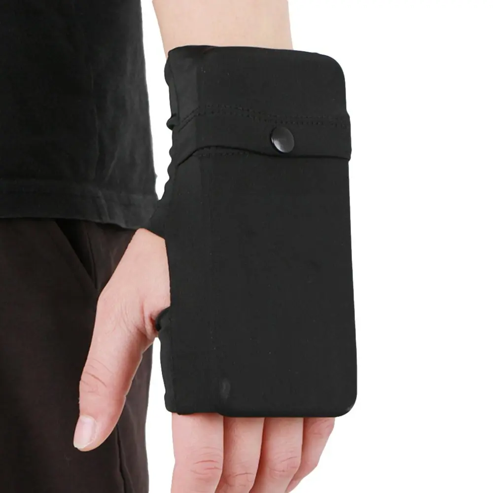 BuyWeek Outdoor Running Wrist Bag Cycling Glove Bag Hand Bag Quick Dry Wrist Wallet Pouch Outdoor Sport Wrist Pocket