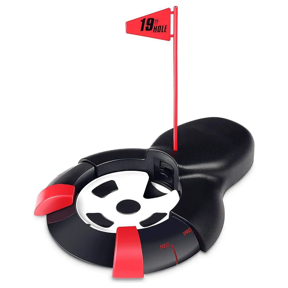 Automatic Putting Cup Balls Returning Practice Training Aid with Flag for Home Office Men Women