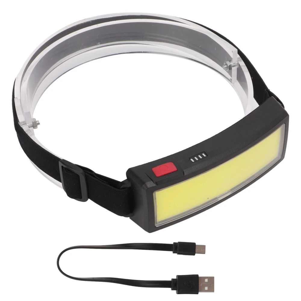 LED Headlamp USB Charging LED Floodlight Ultra Light COB Headlight Outdoor Camping Head Mounted Headlight