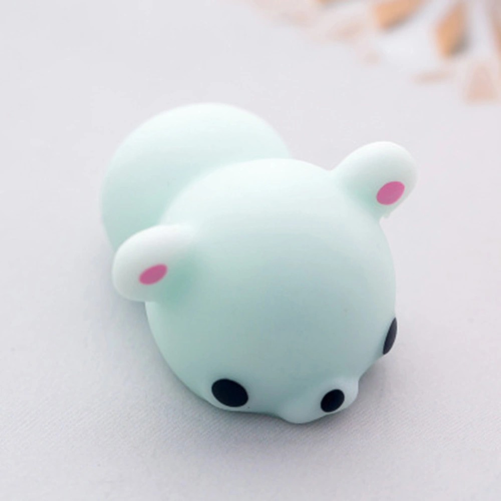 Squeeze Stress Relief Toy Animal Squishy Toy Soft PVC Decompression Toy Party Favor for Office HouseholdBear