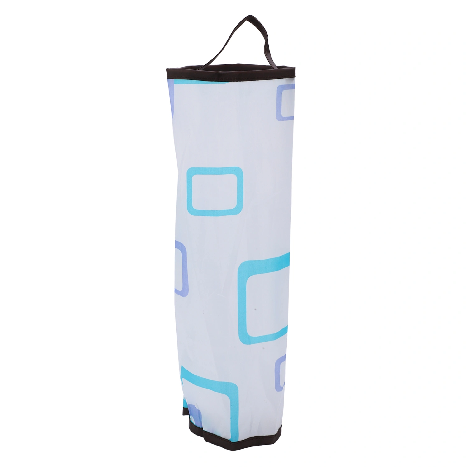 BuyWeek 42x18cm Small Items Storage Bag Large Capacity Portable Polyester Refuse Pouch Container for CampingWhite