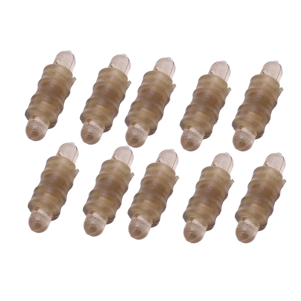 10PCS Silicone Fishing Gadgets Bait Cage Connector Carp Cable Set Bait Thrower Feeder PartsS